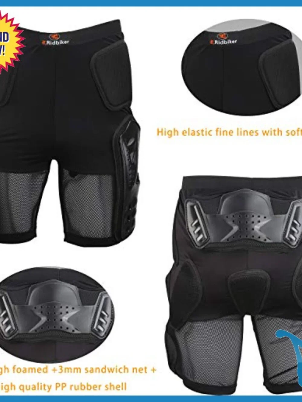 Protective Padded Shorts for Snowboarding Skiing Skating Impact Protection
